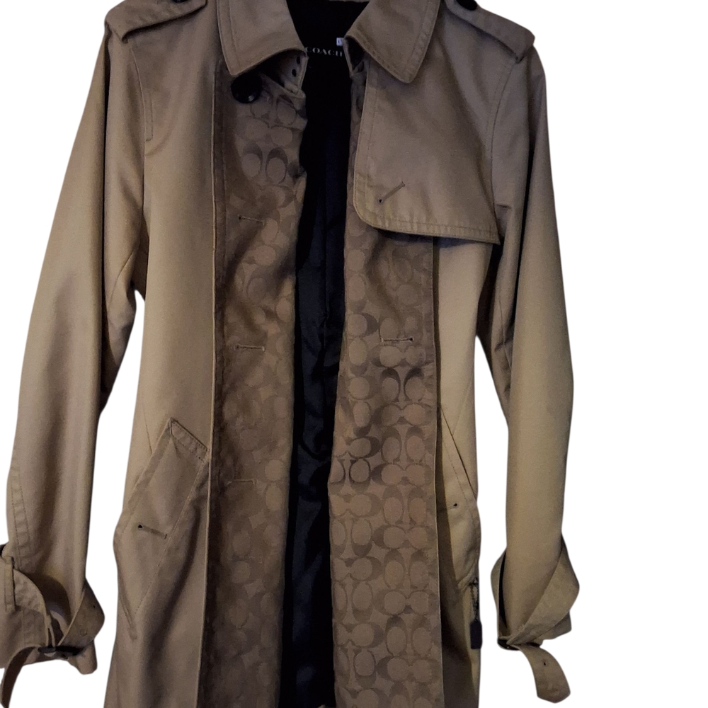 Coach Women's Brown Trench Coat